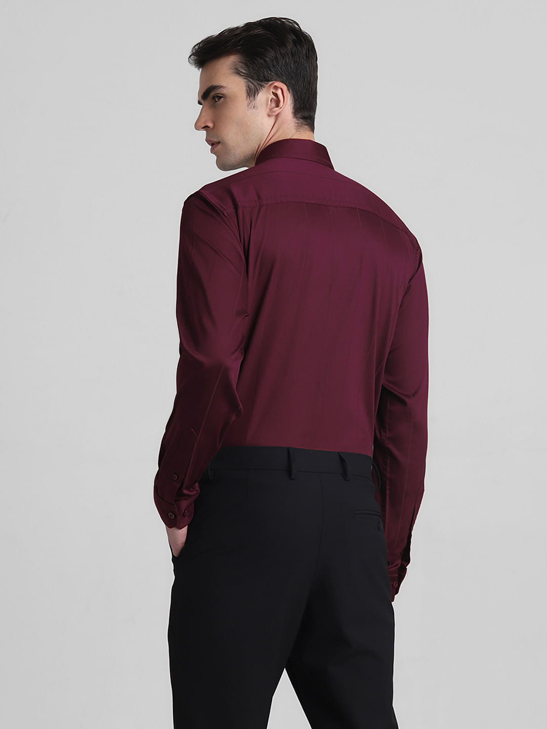 Maroon Full Sleeves Shirt
