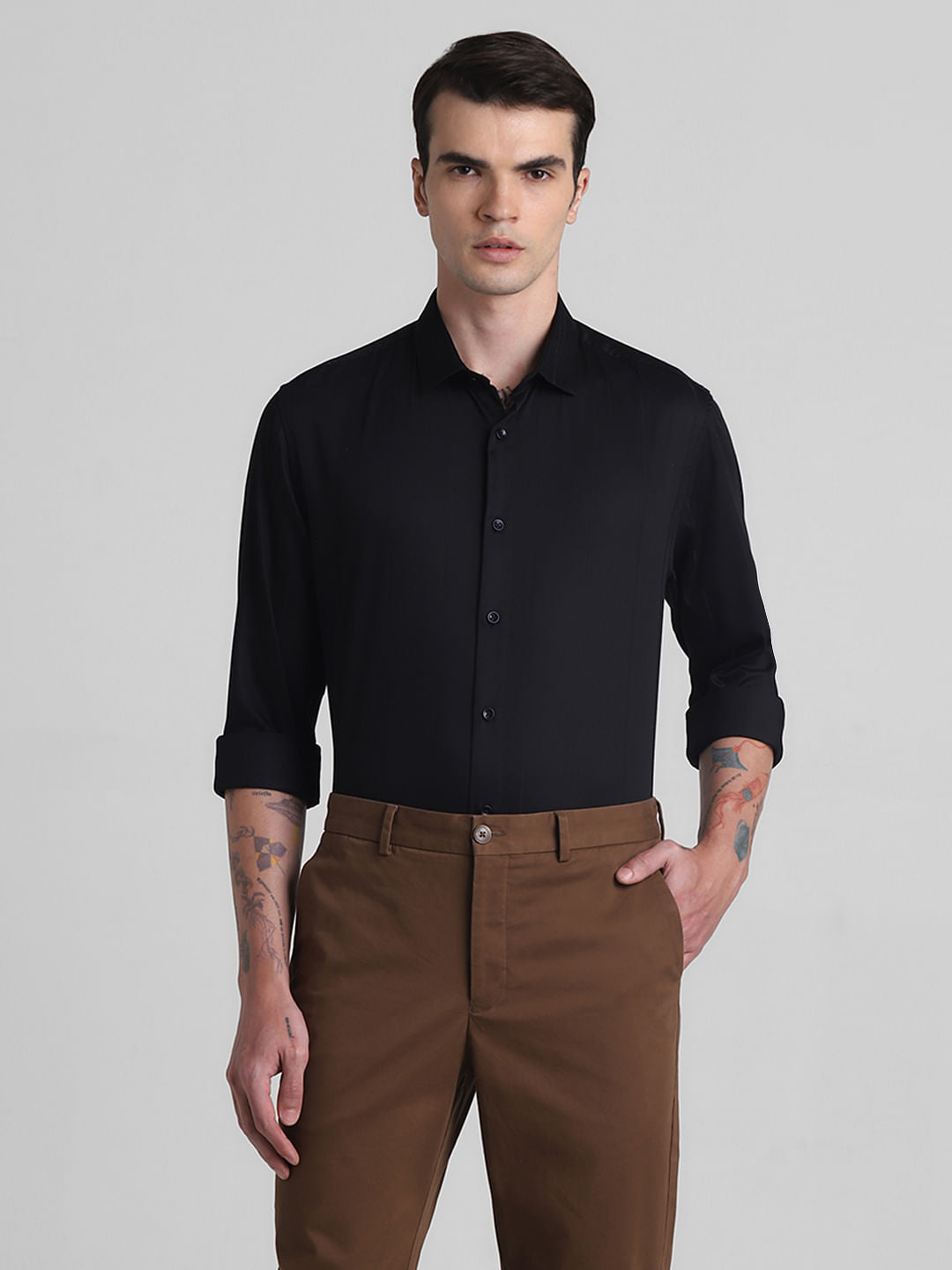 Black Full Sleeves Shirt