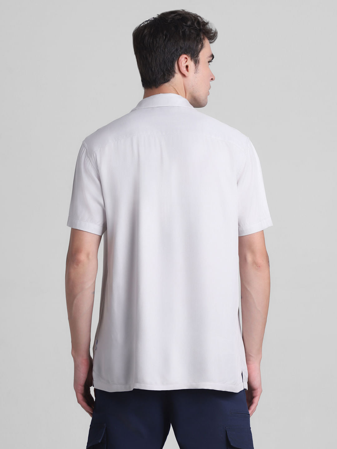 Blue Short Sleeves Shirt