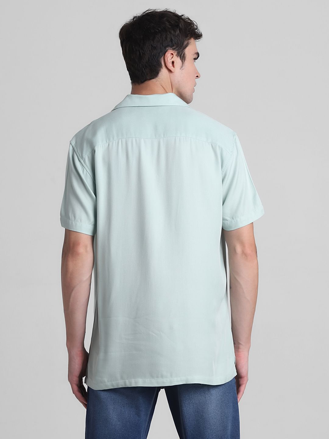Light Green Short Sleeves Shirt