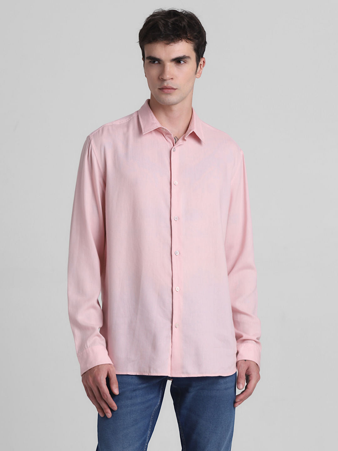 Pink Full Sleeves Shirt