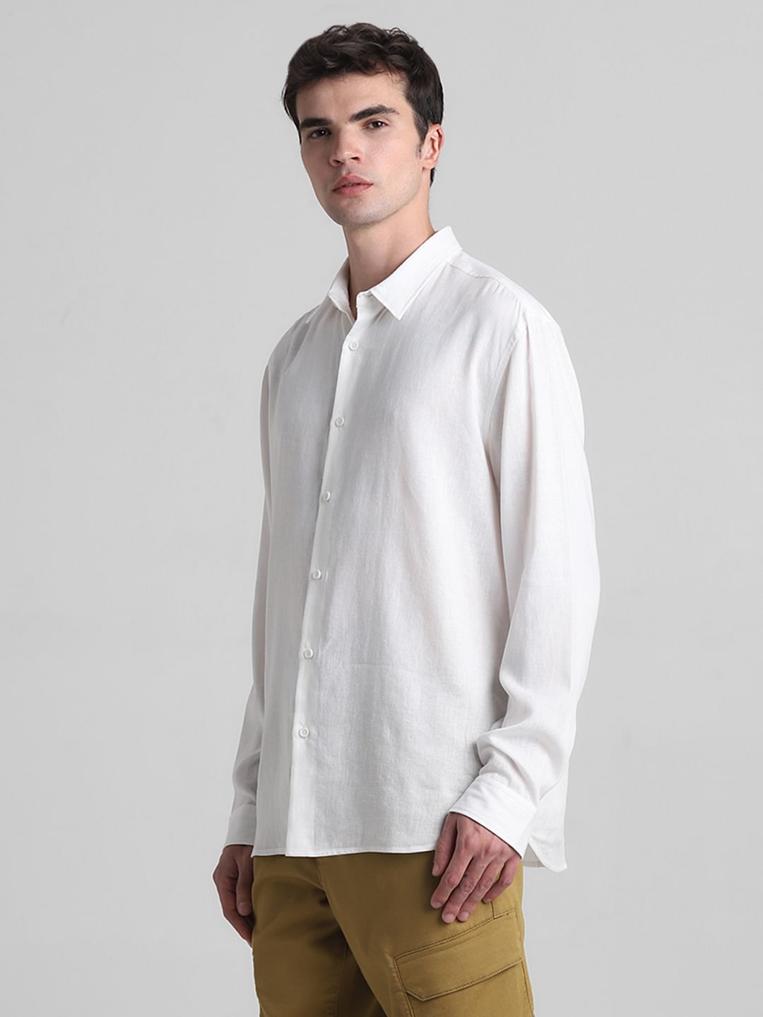 White Full Sleeves Shirt