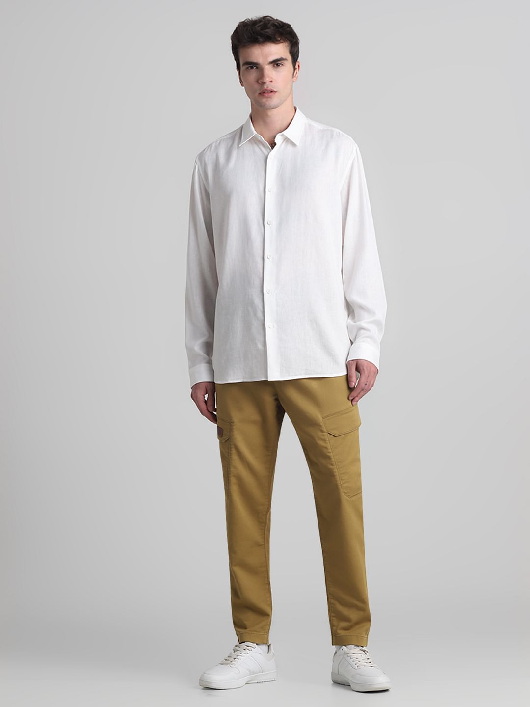 White Full Sleeves Shirt