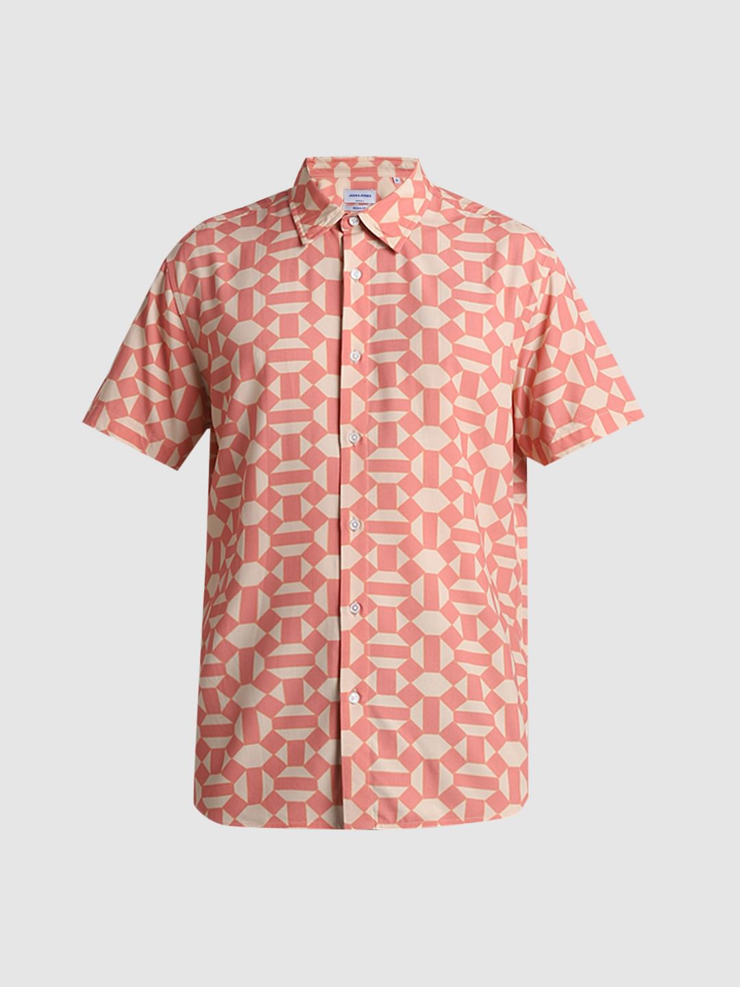 Coral printed Short Sleeves Shirt