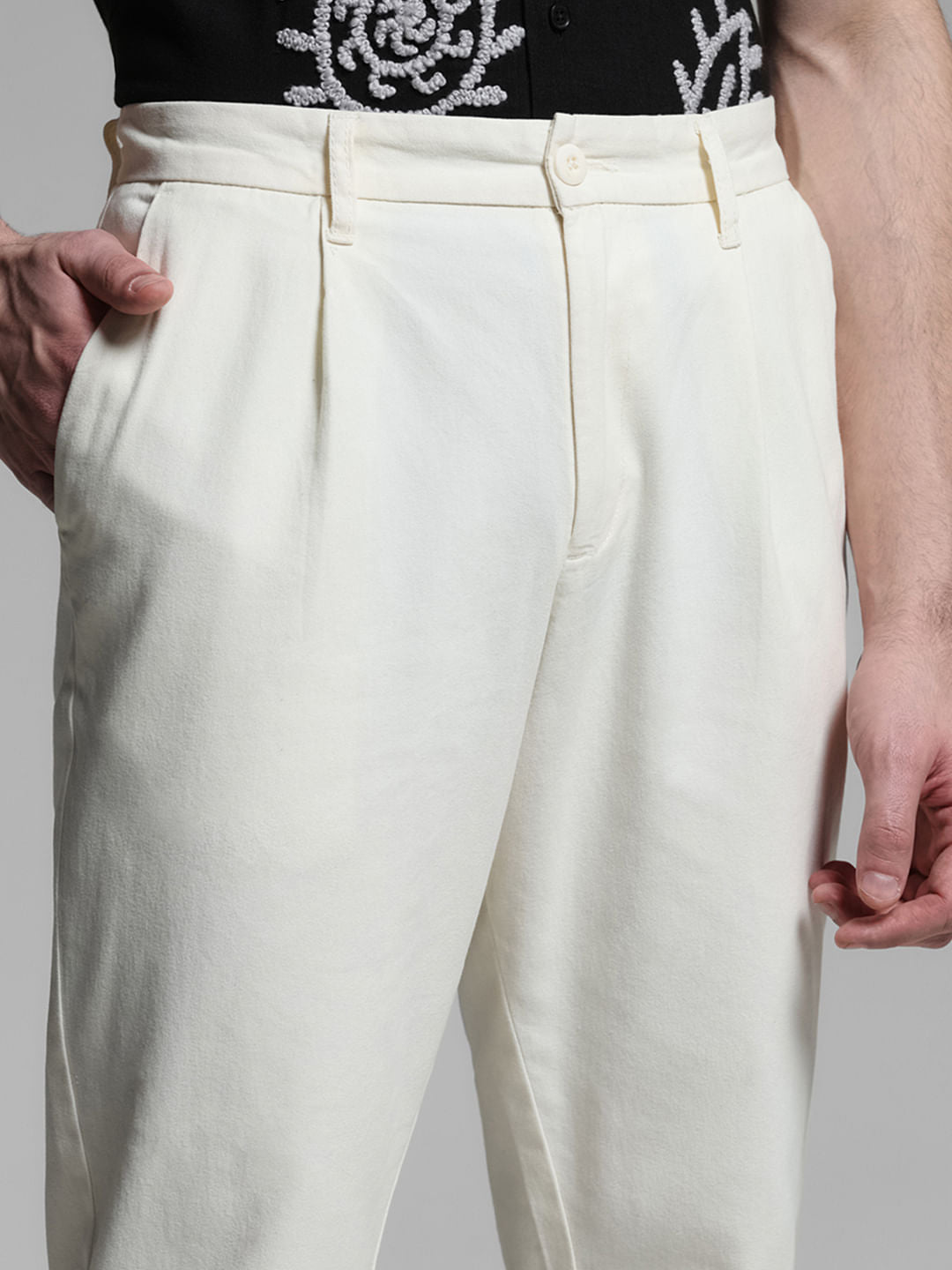 Off-White Mid Rise Regular Fit Pants