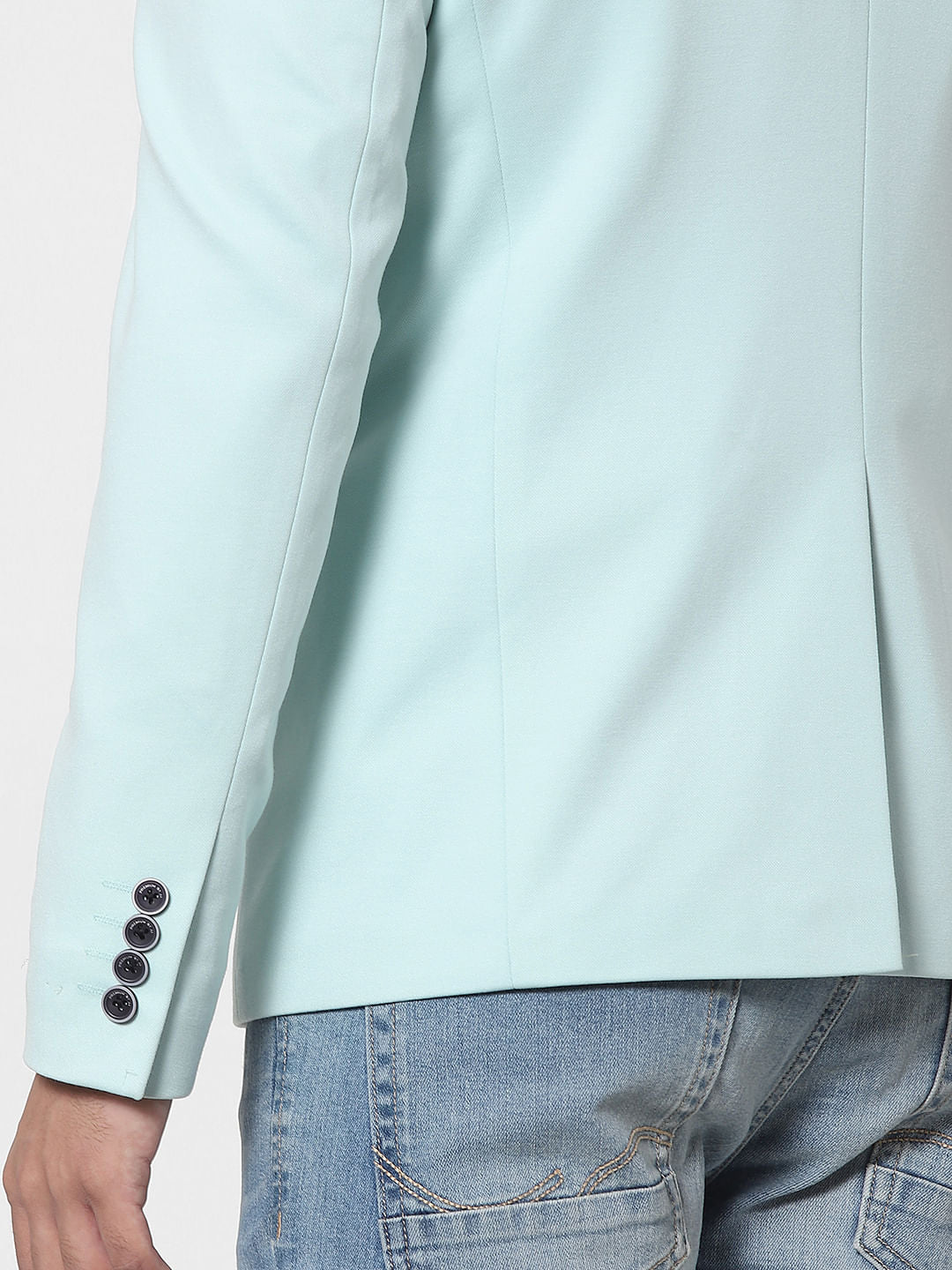 Light Blue Tailored Formal Blazer