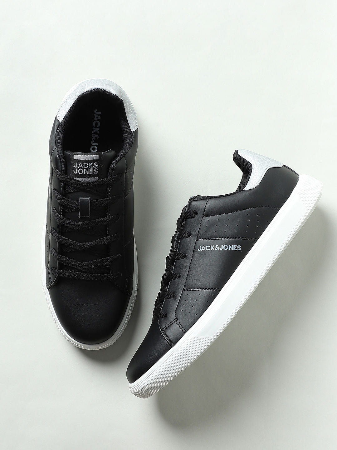 Black PU Sneakers