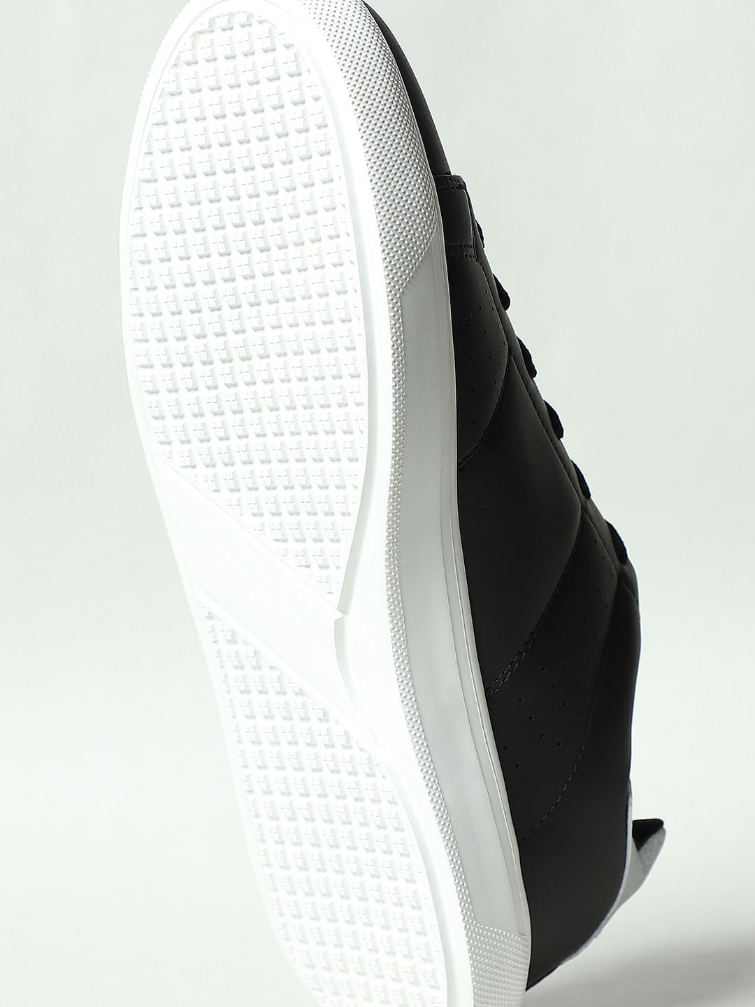 Black PU Sneakers