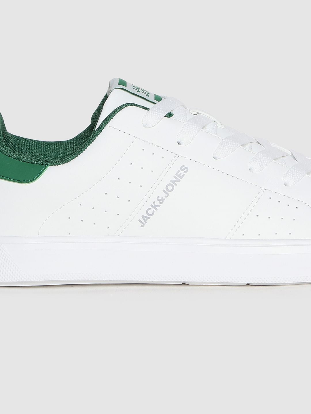 White Lace Up Sneakers