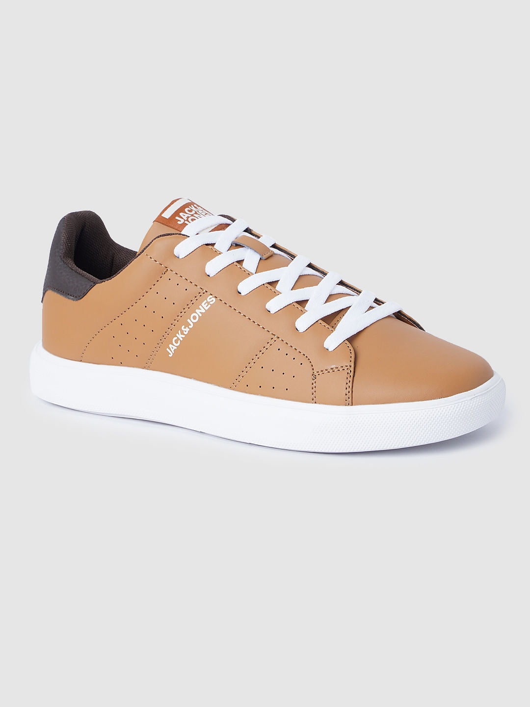 Tan PU Sneakers