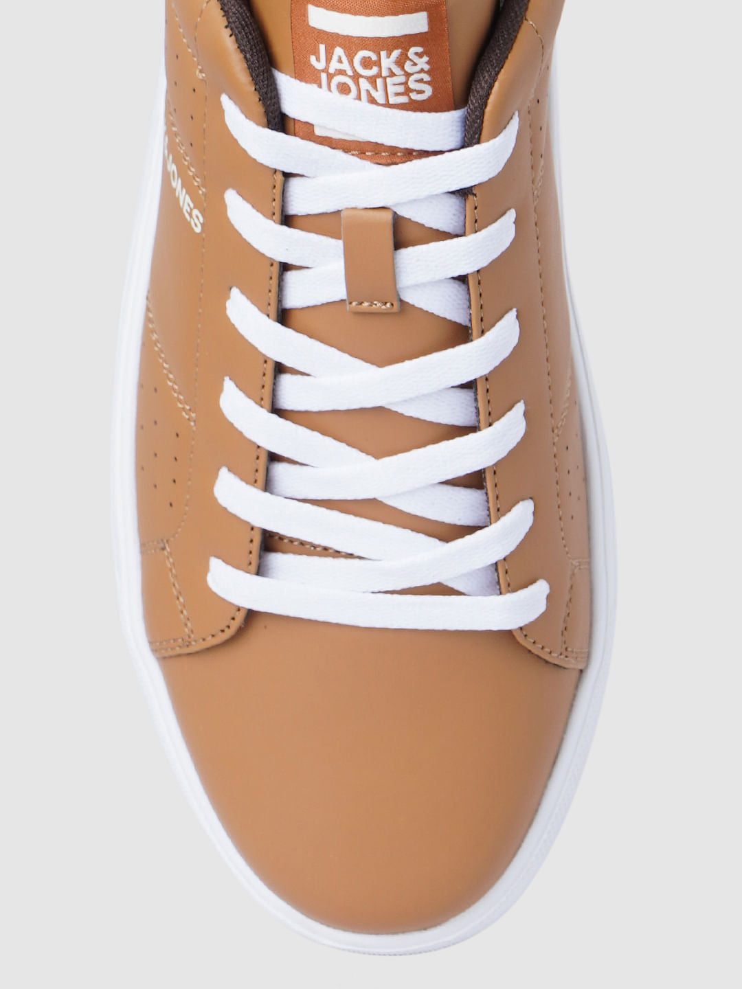 Tan PU Sneakers