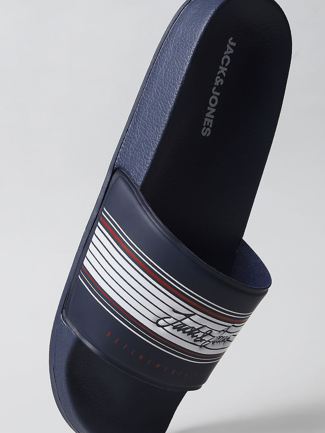 Blue Logo Print Sliders