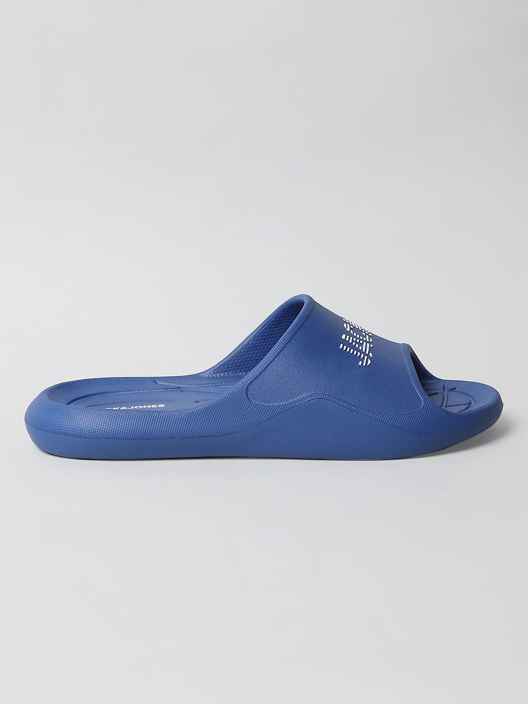 Blue Logo Print Sliders