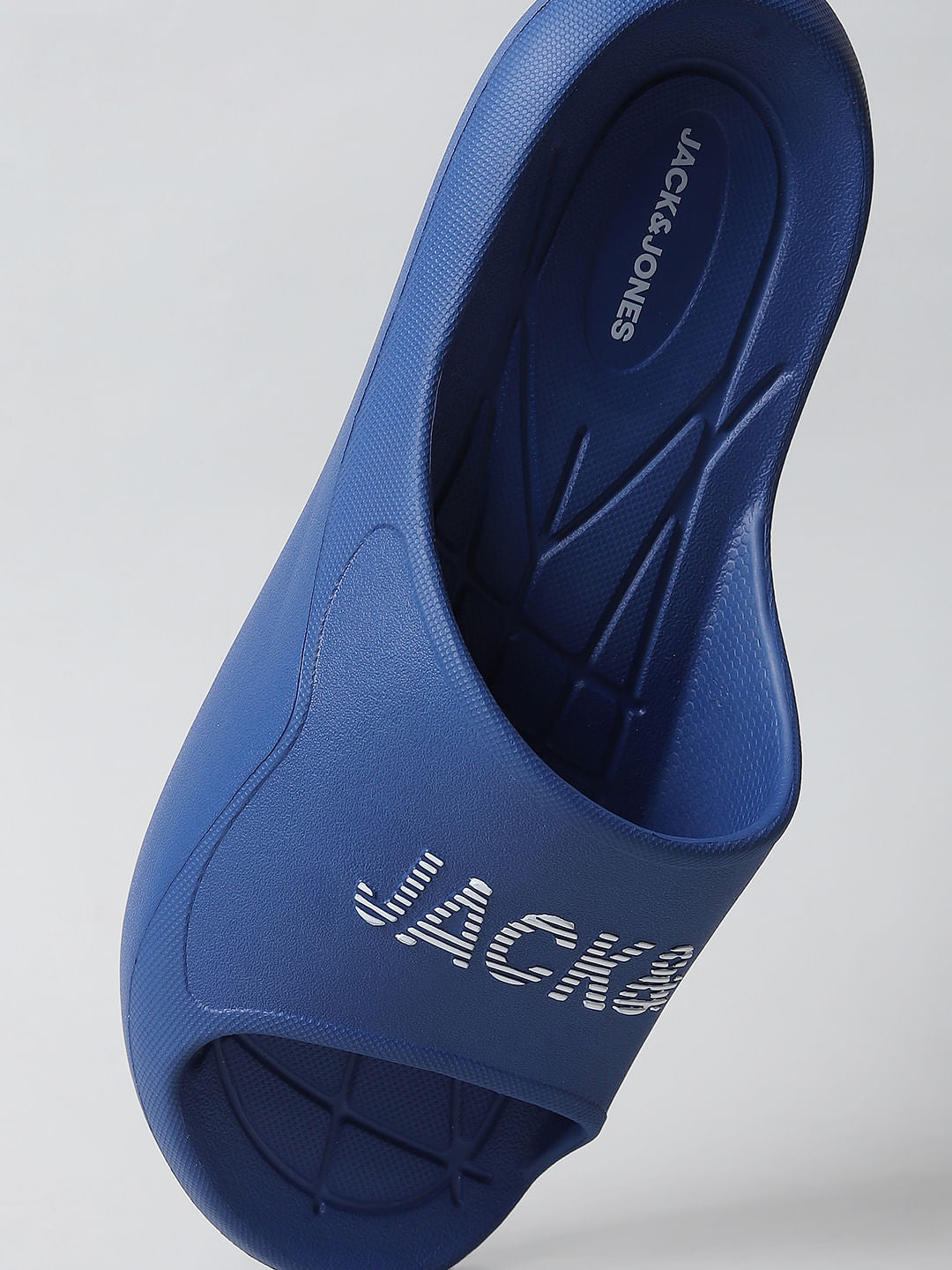 Blue Logo Print Sliders