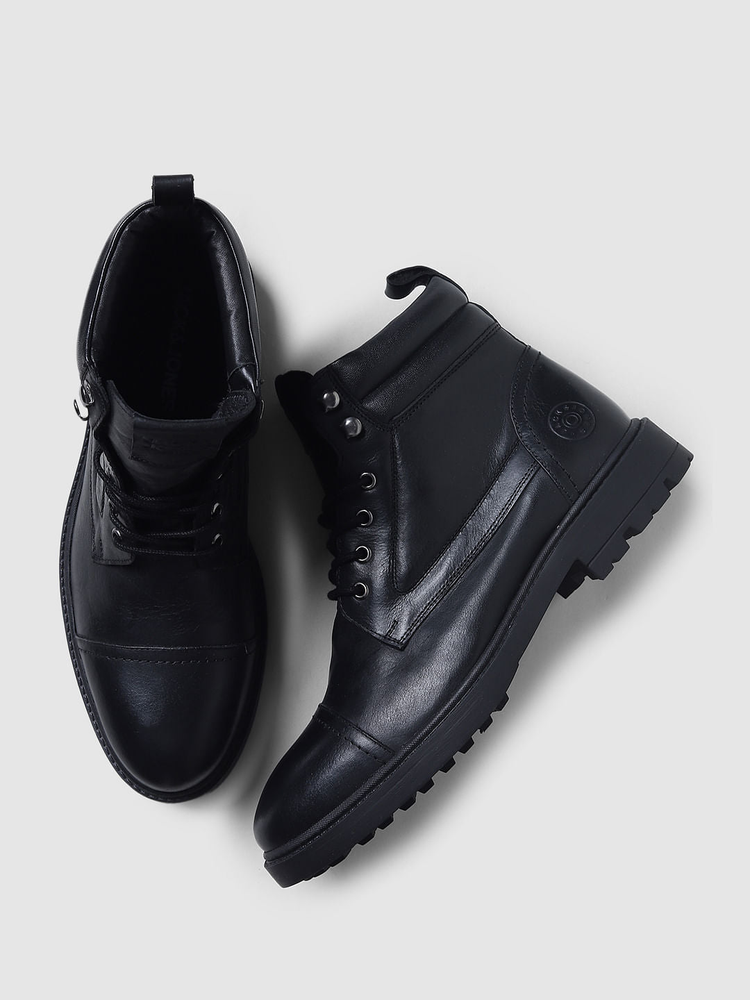 Black Leather Boots