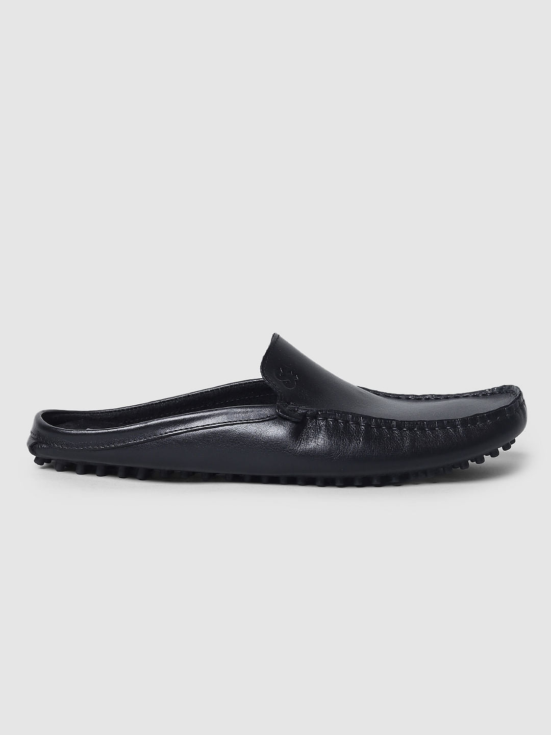 Black Leather Loafers