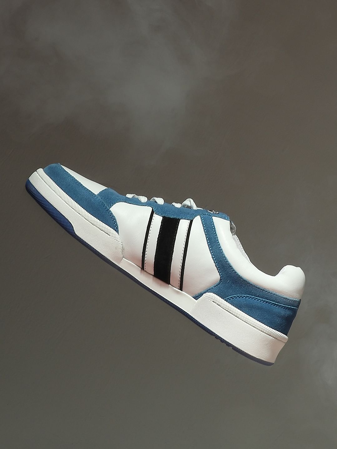 Blue Colourblocked Sneakers