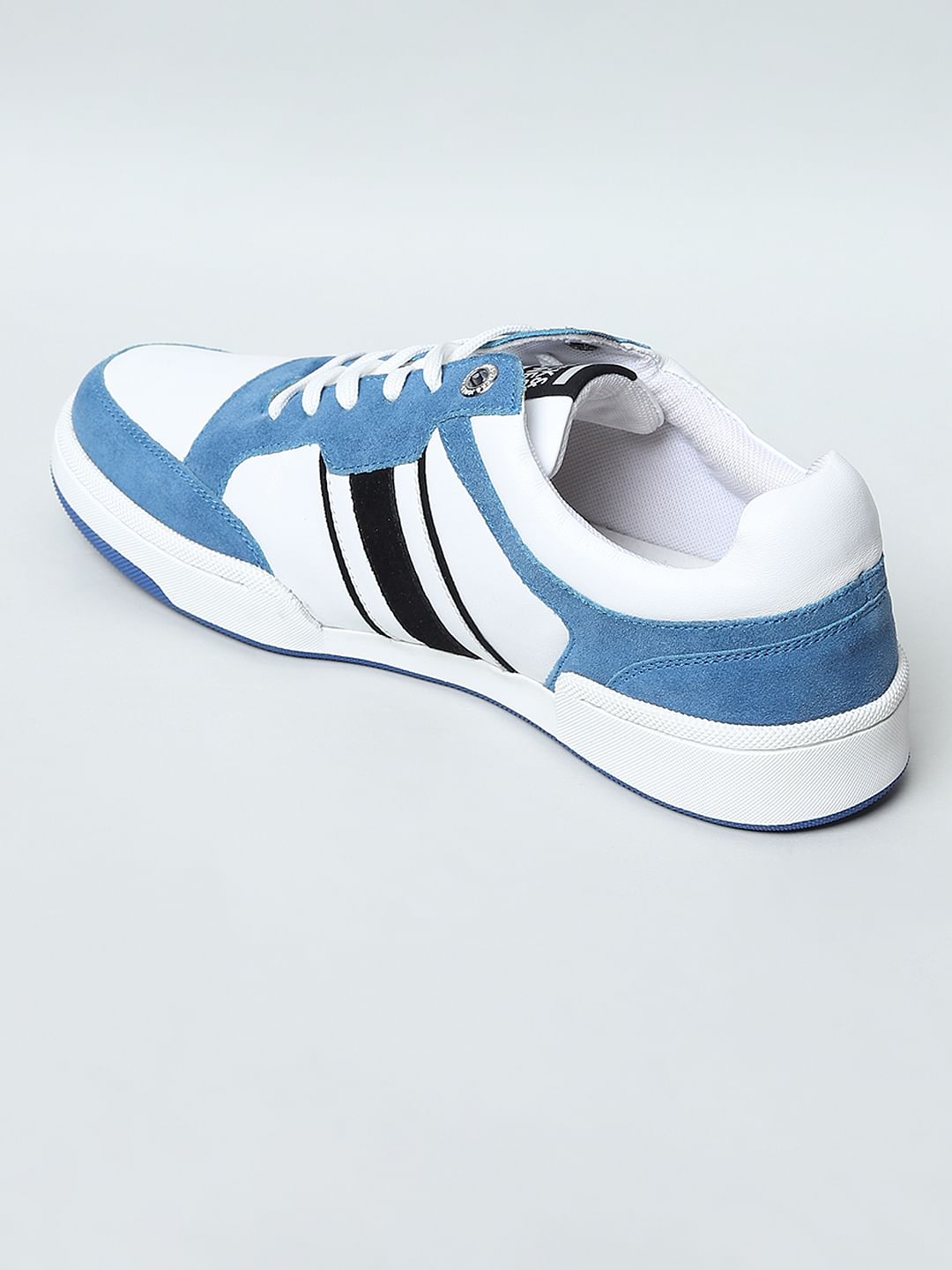 Blue Colourblocked Sneakers