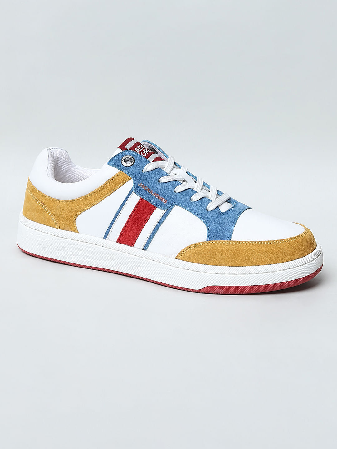 Yellow Colourblocked Sneakers