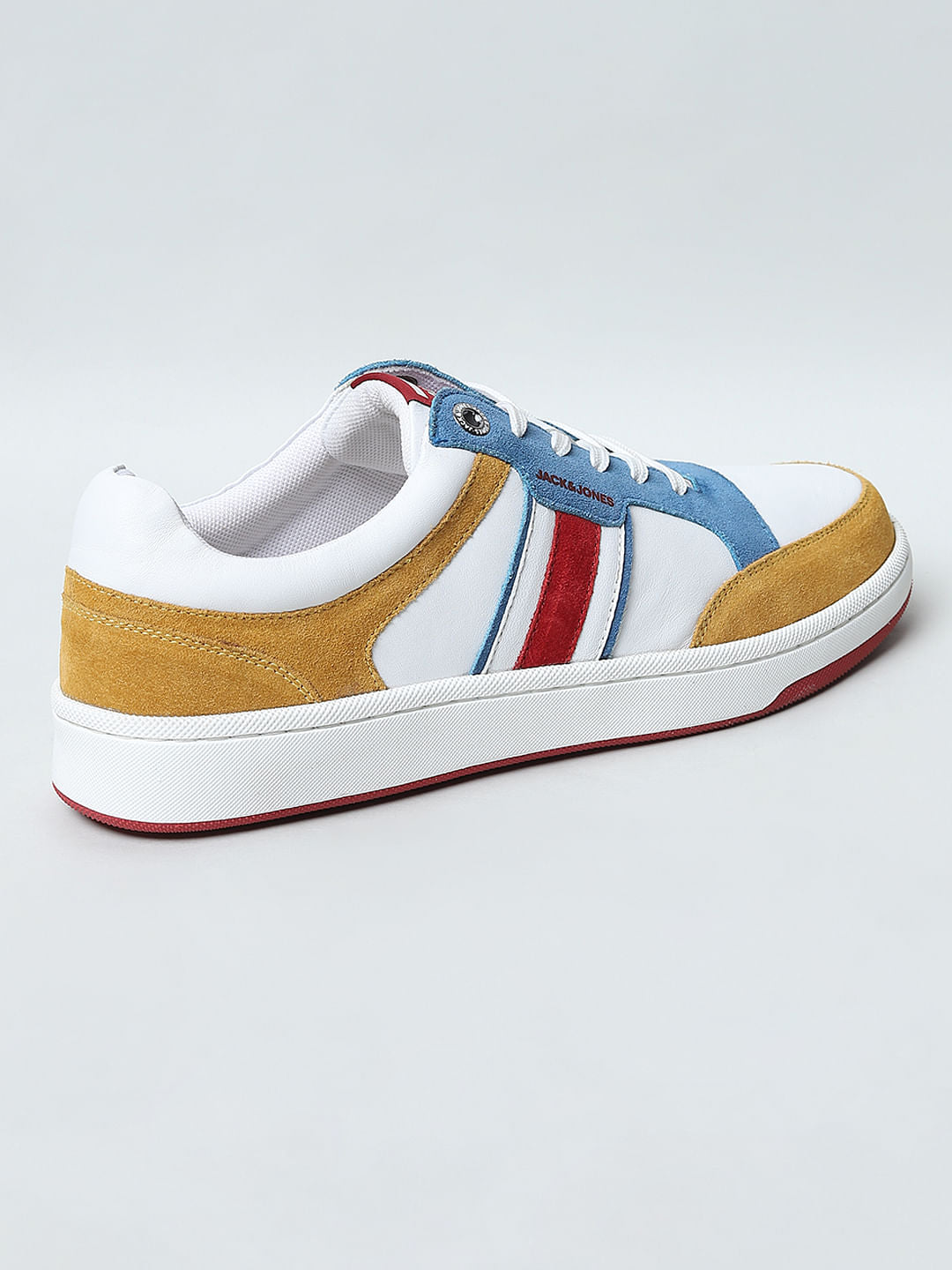 Yellow Colourblocked Sneakers