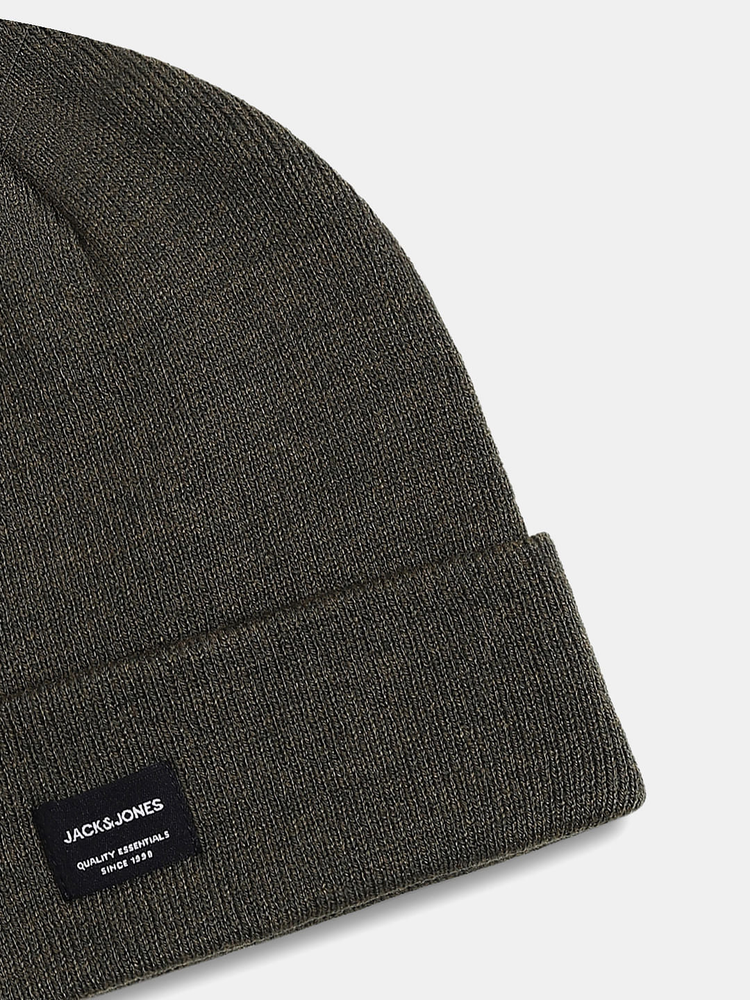 Green Logo Patch Beanie