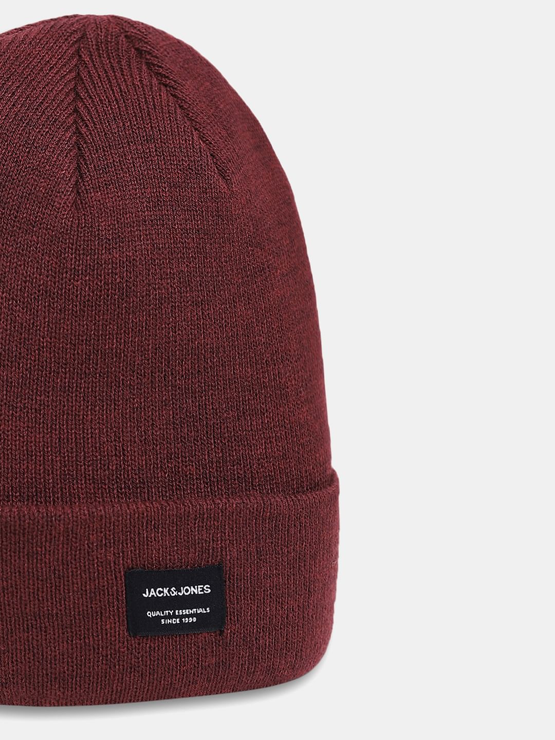 Red Logo Patch Beanie