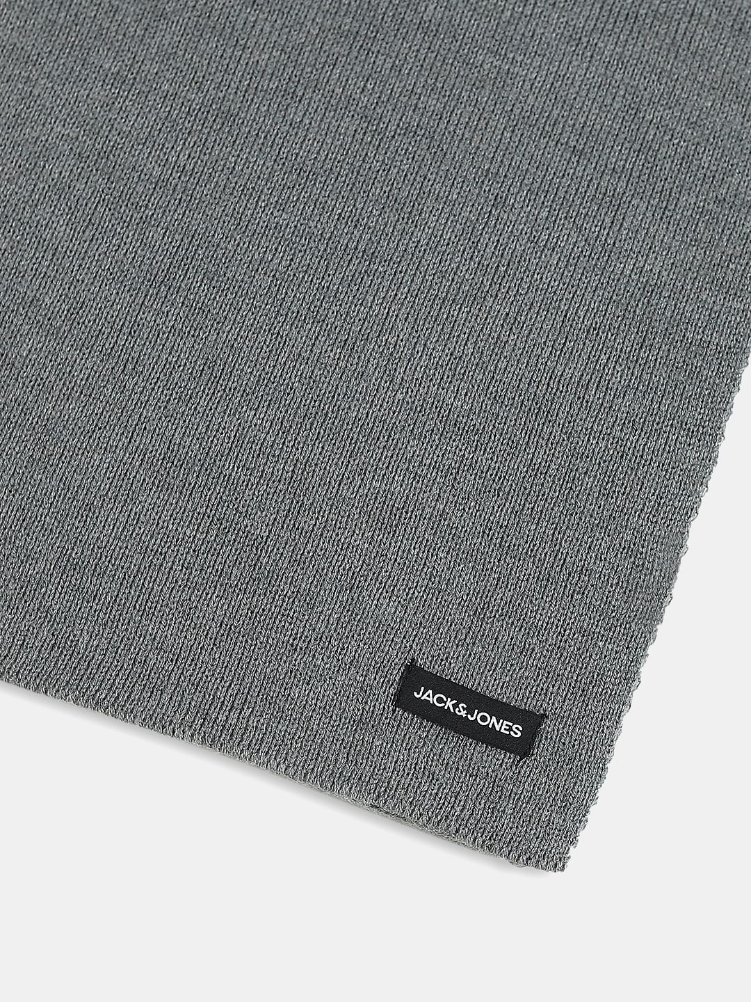 Grey Knitted Scarf