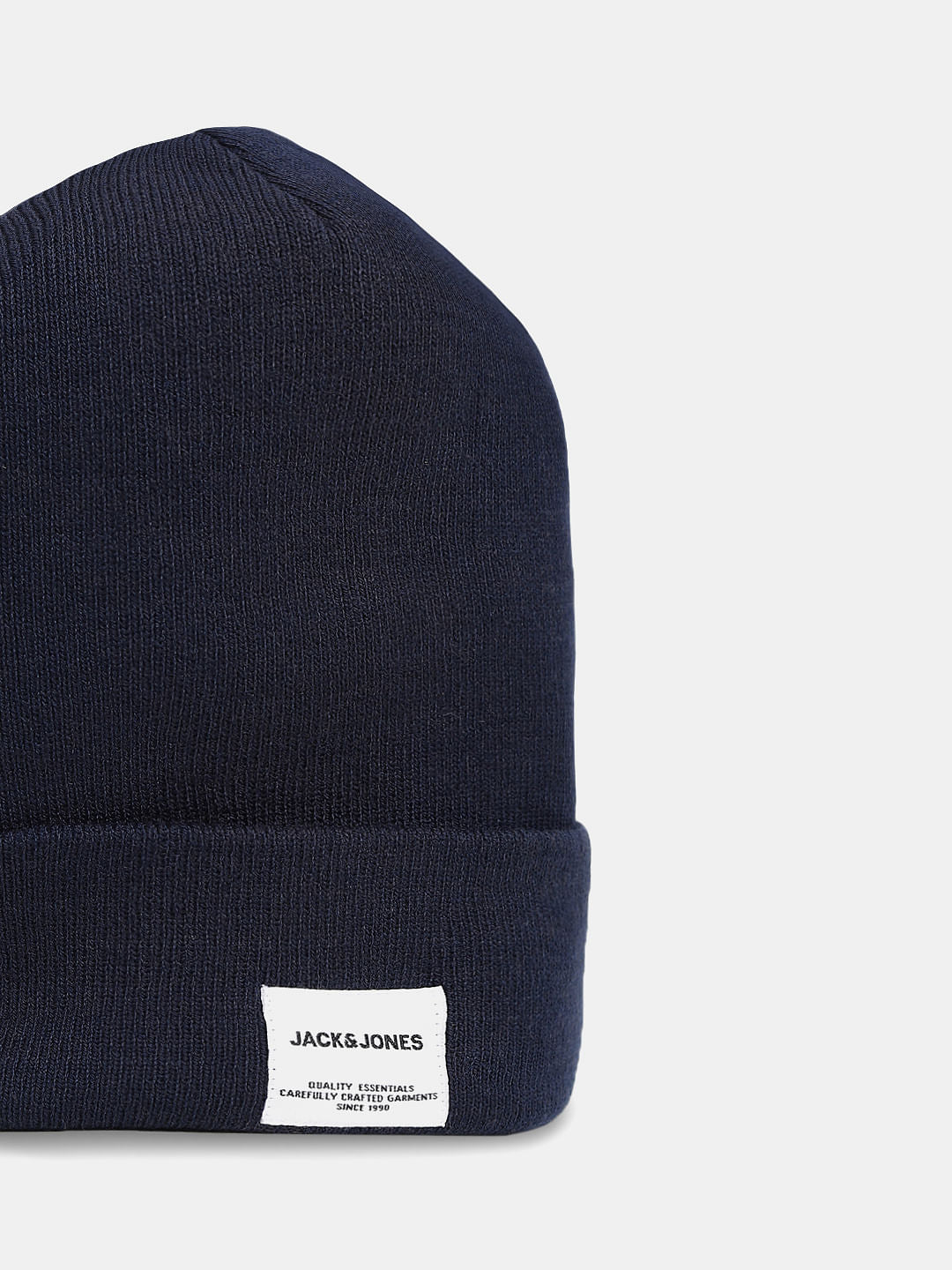 Navy Blue Knit Beanie