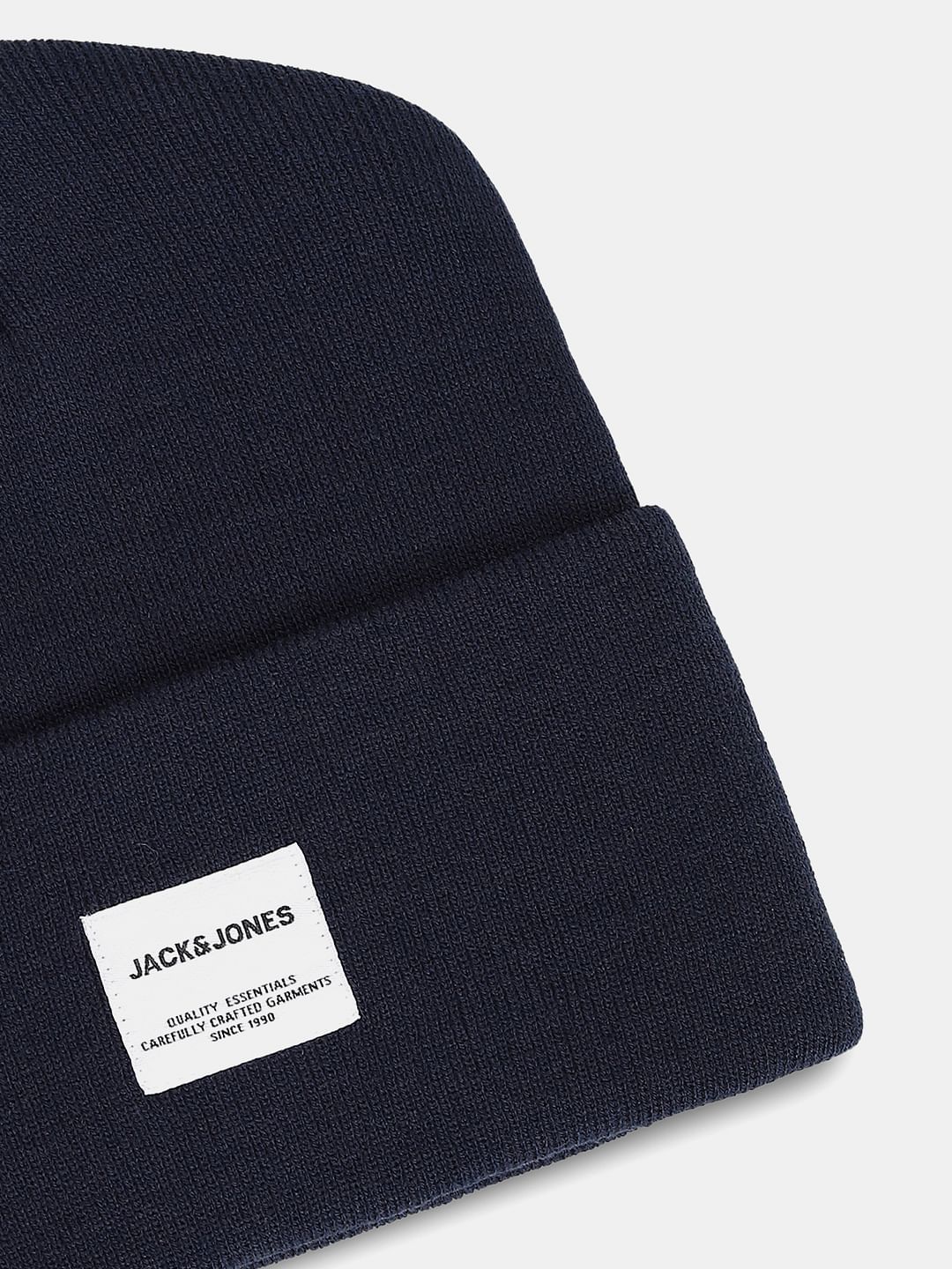Navy Blue Knit Beanie