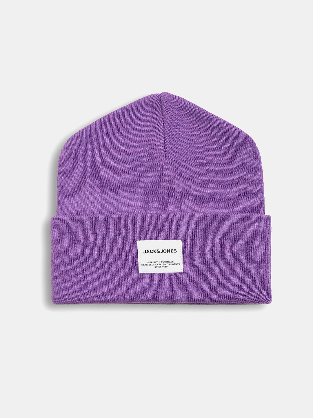 Purple Knit Beanie - ONE