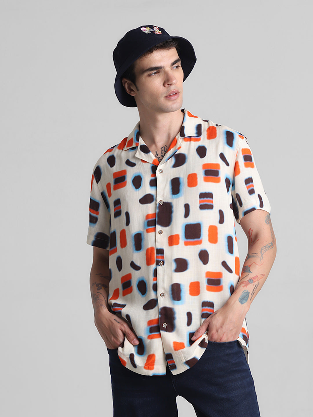 JACK&JONES Regular Fit Printed Shirts