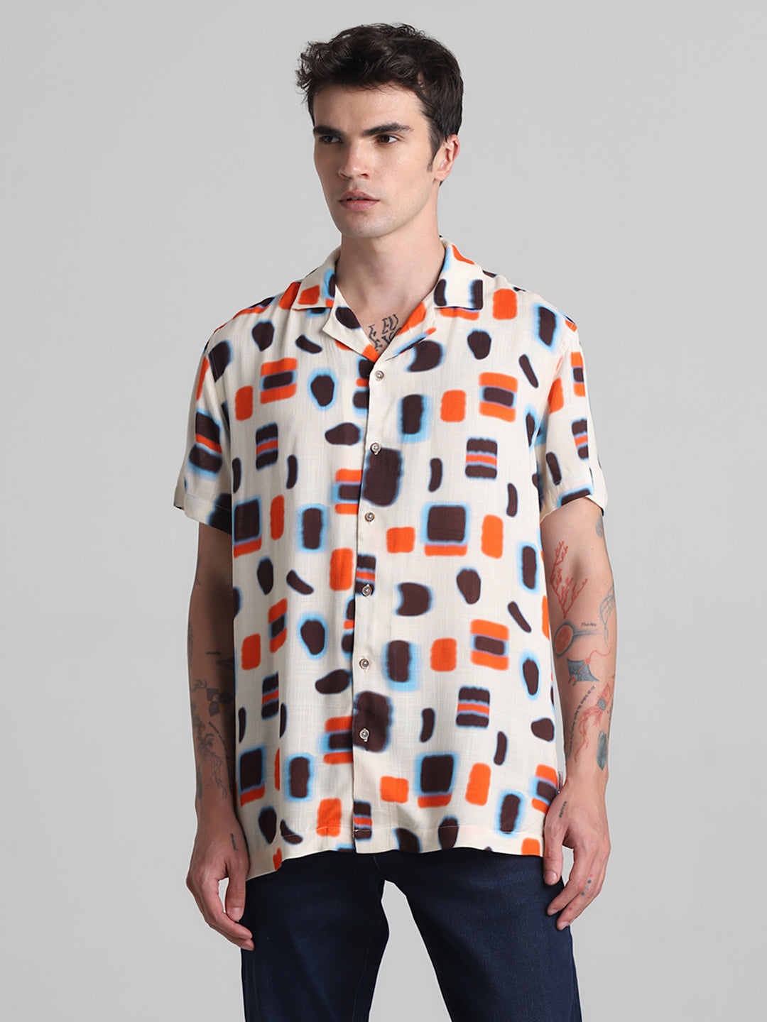 JACK&JONES Regular Fit Printed Shirts