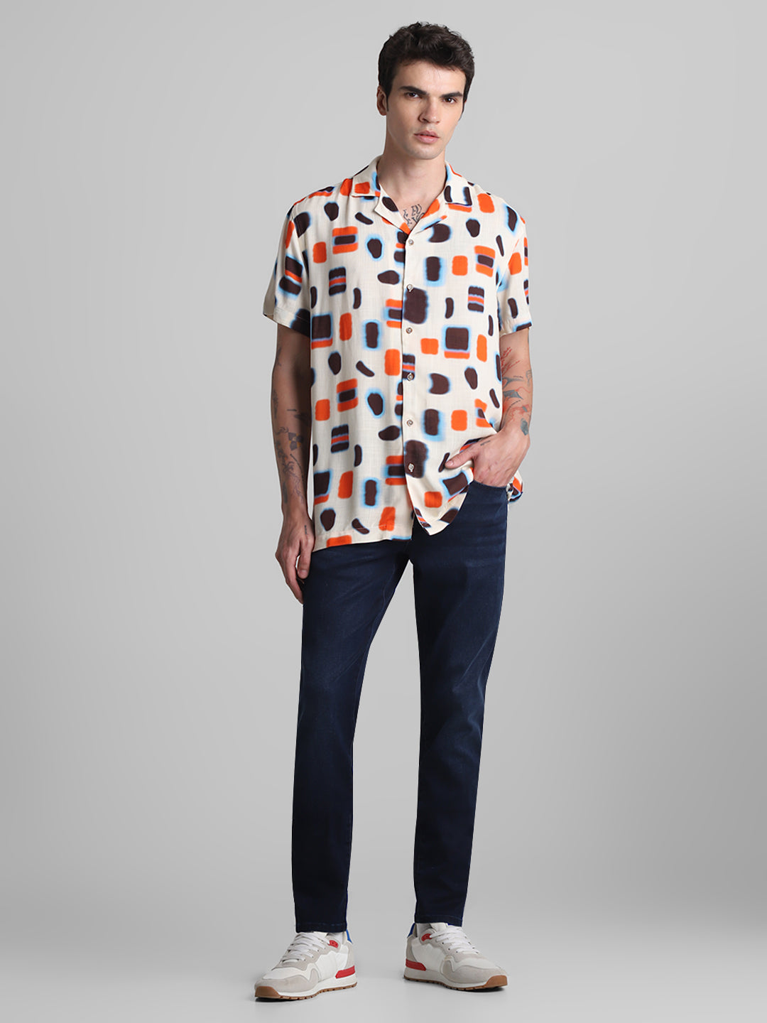 JACK&JONES Regular Fit Printed Shirts