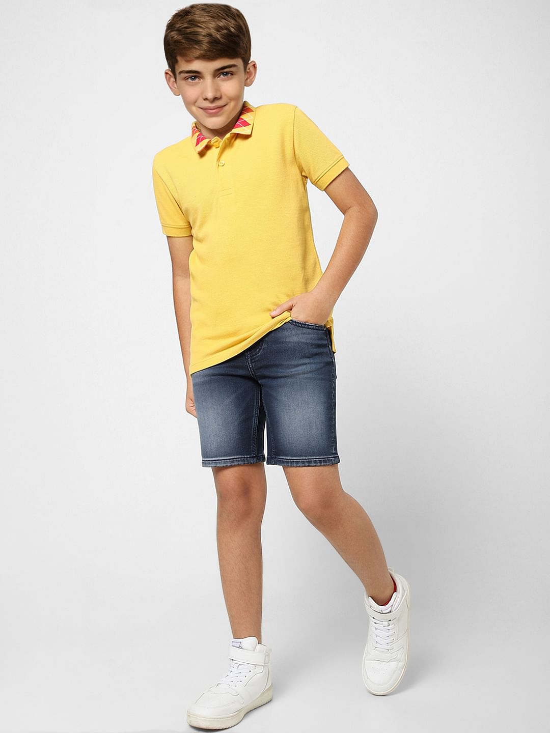 Boys Blue Denim Shorts - 4/5Y