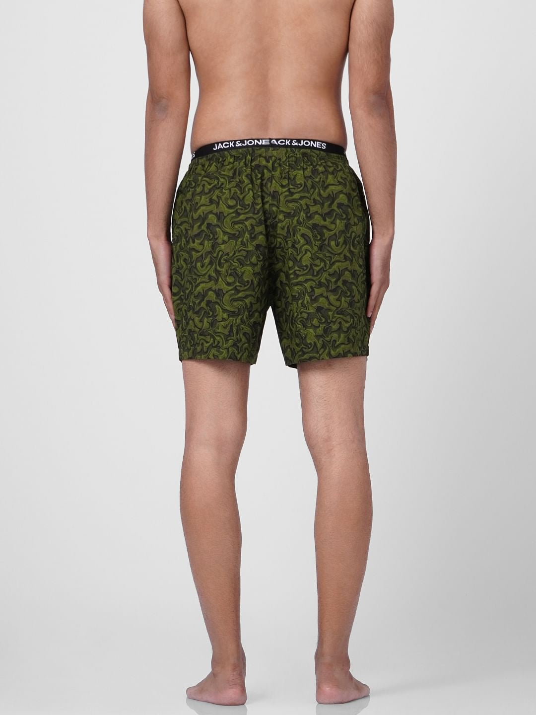 Green Printed Boxers