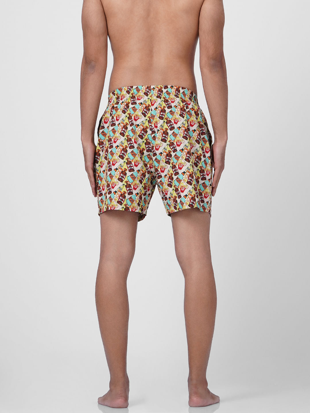 Multi-coloured Rum Graphic Printed Boxers