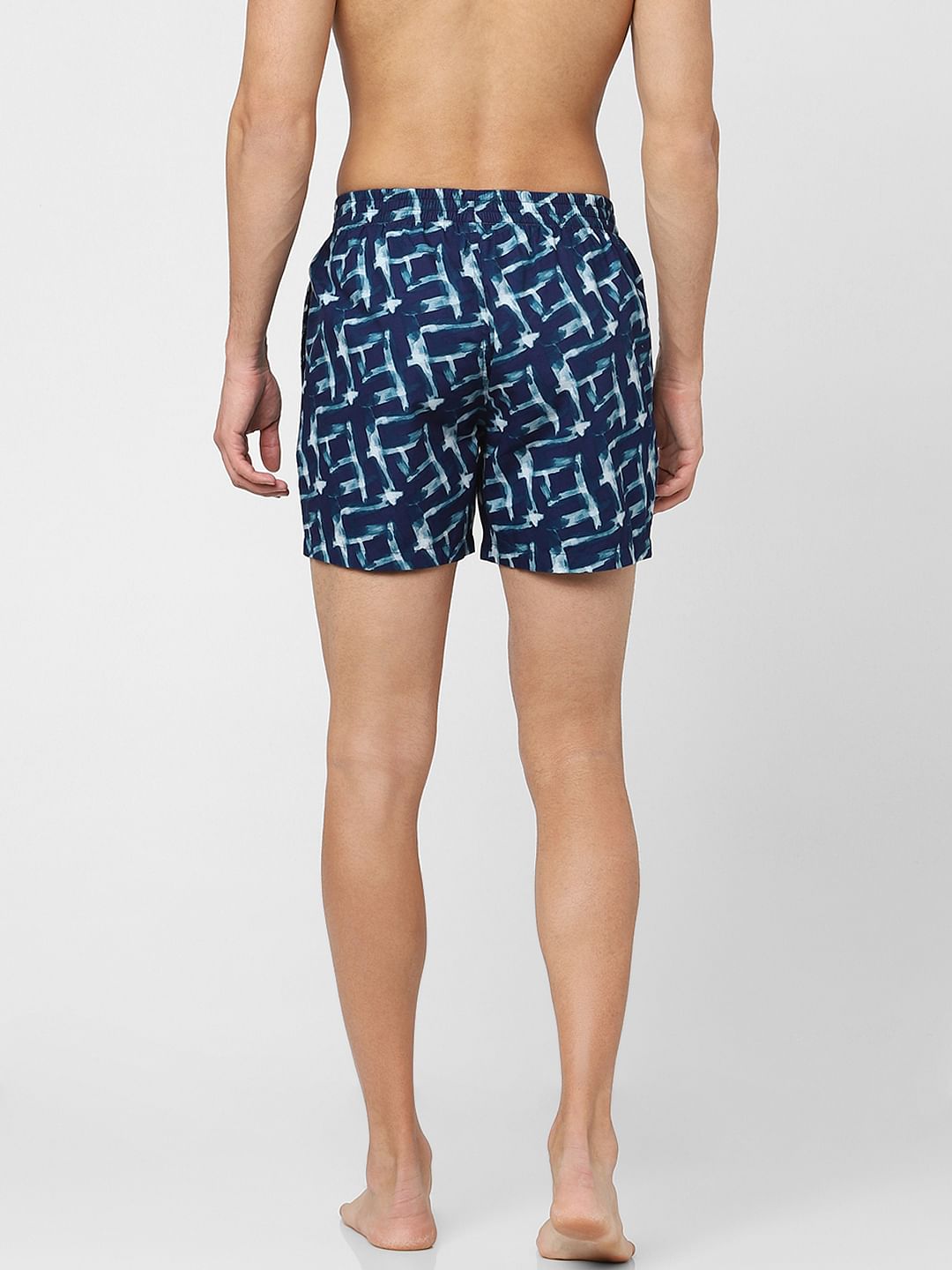 Blue Printed Boxers