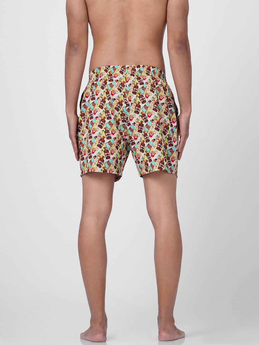 Multi-coloured Rum Graphic Printed Boxers