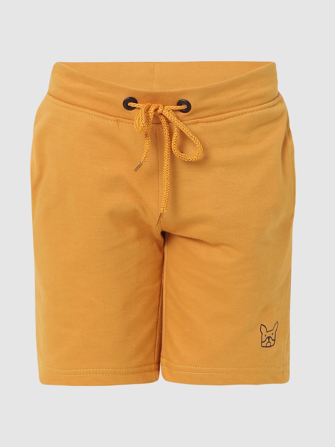 Boys Orange Sweatshorts