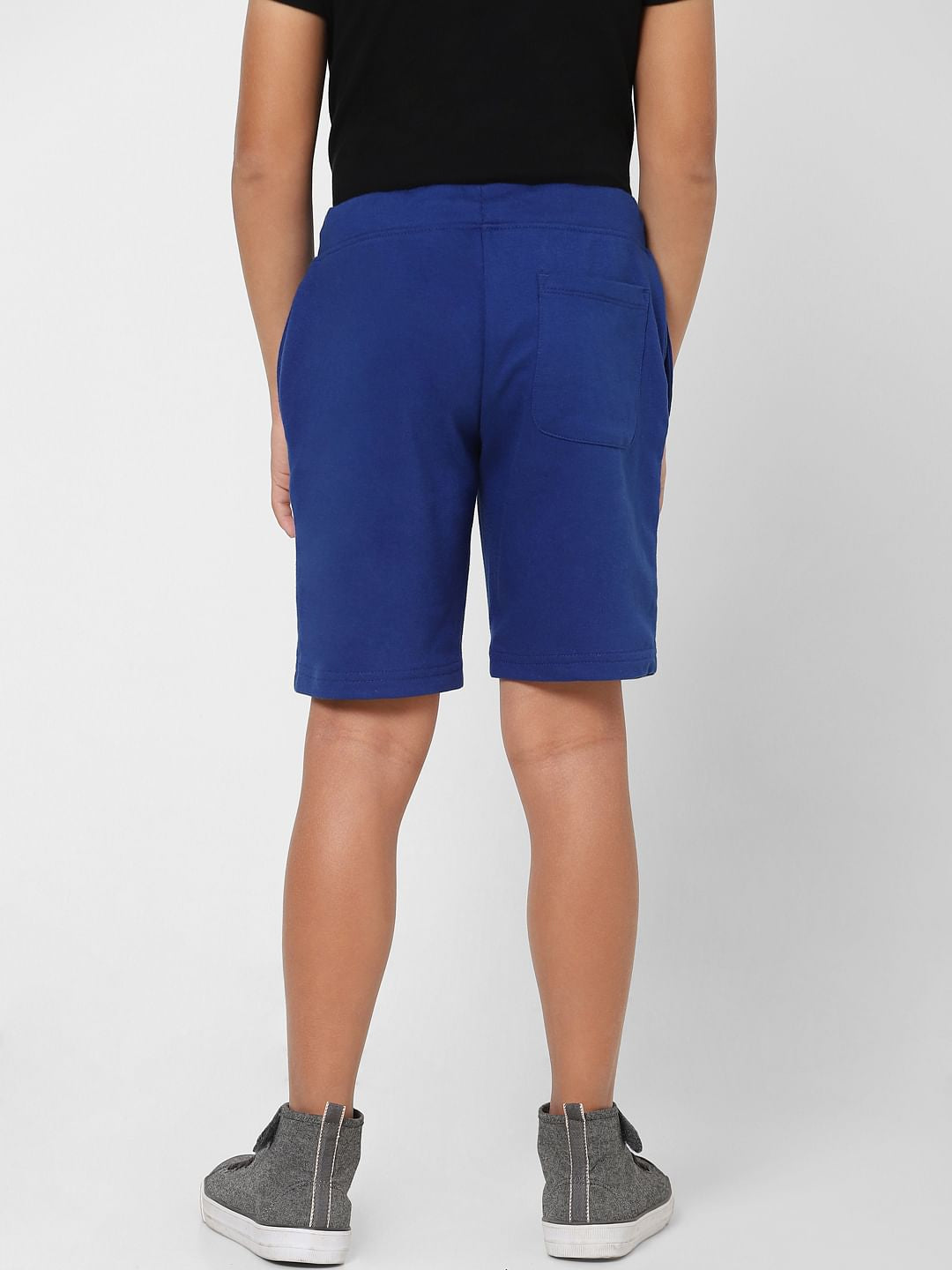 Boys Blue Low Rise Sweatshorts