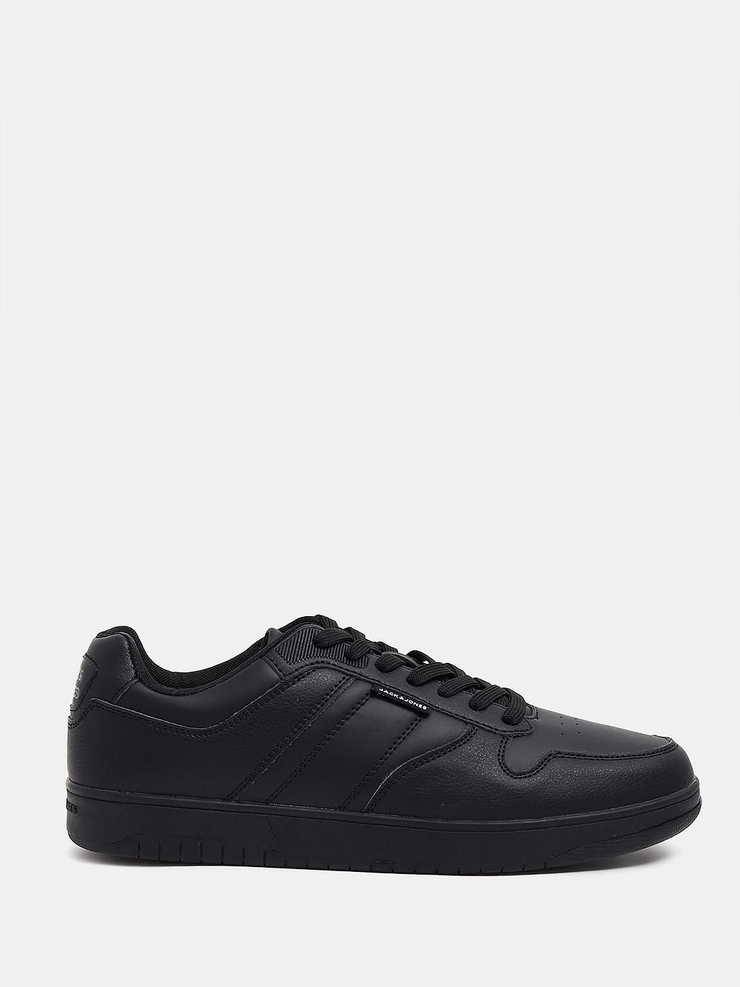 Black Lace Up Sneakers - 40