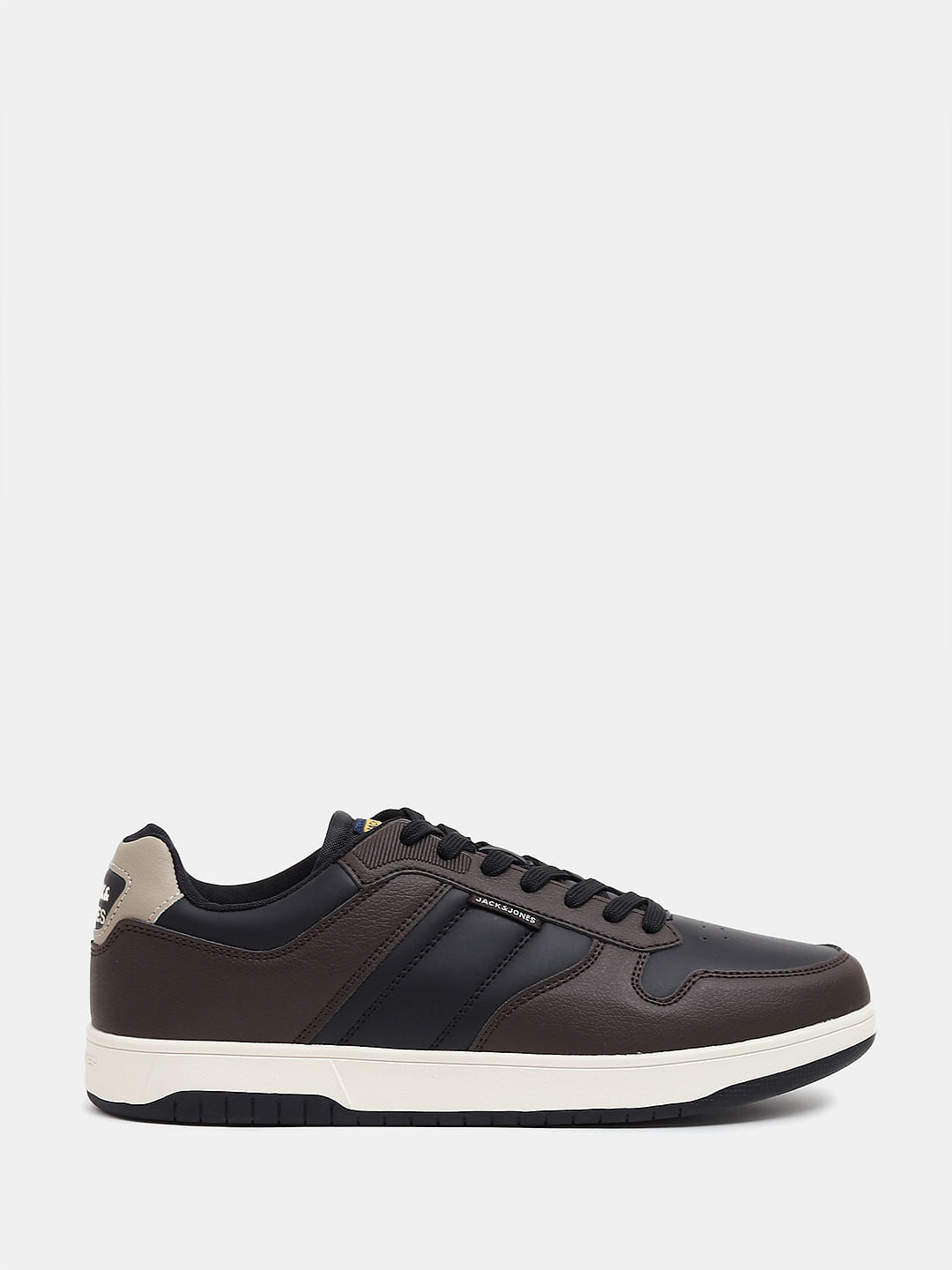 Dark Brown Lace Up Sneakers - 40