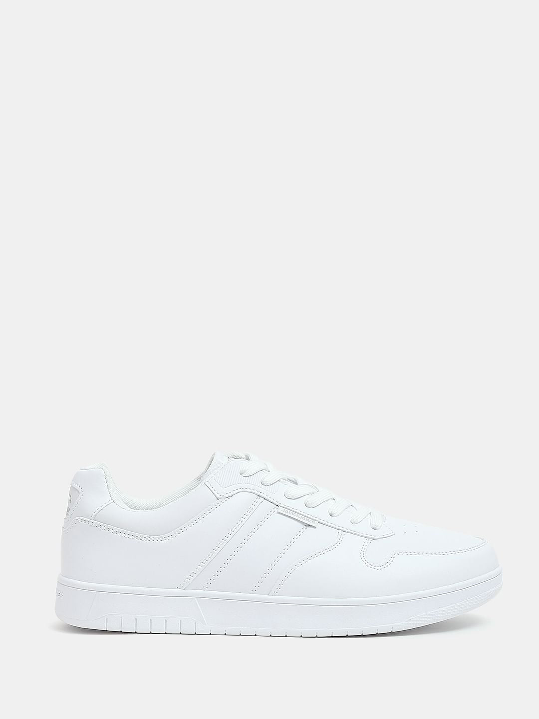 White Lace Up Sneakers - 40