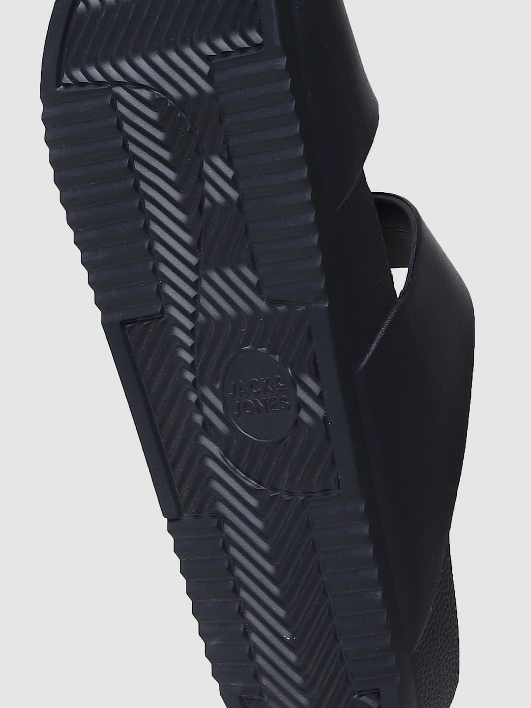 Black Moulded Sandals