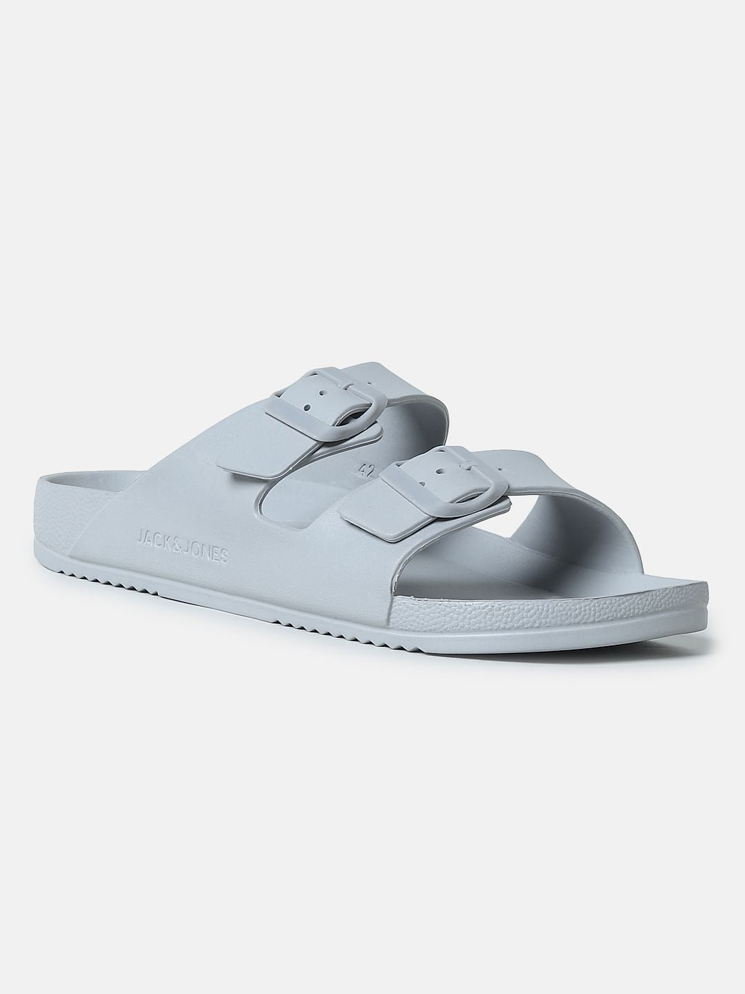 Grey Moulded Sandals