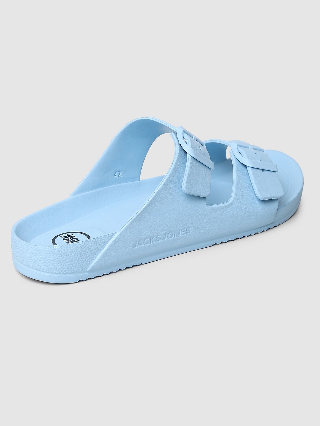 Blue Moulded Sandals