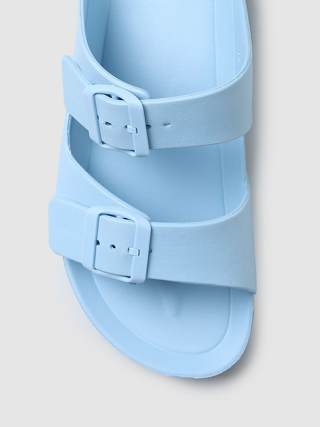 Blue Moulded Sandals