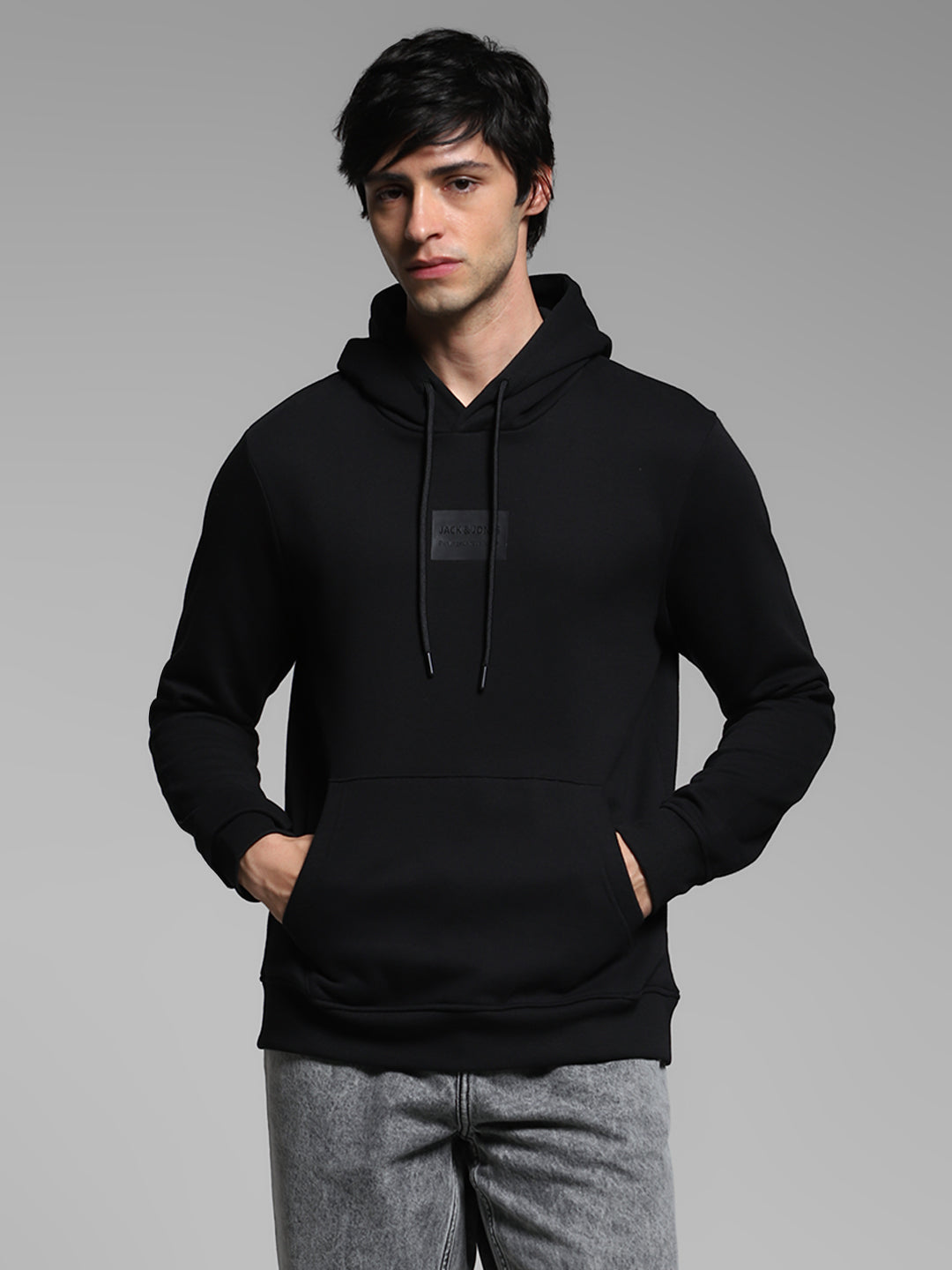 Black Hooded Sweatshirt