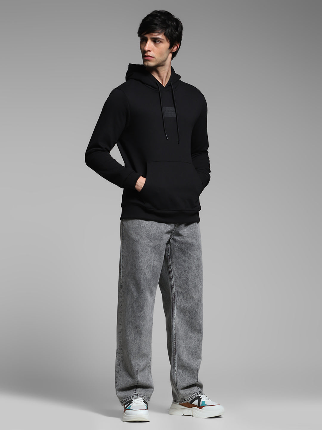 Black Hooded Sweatshirt