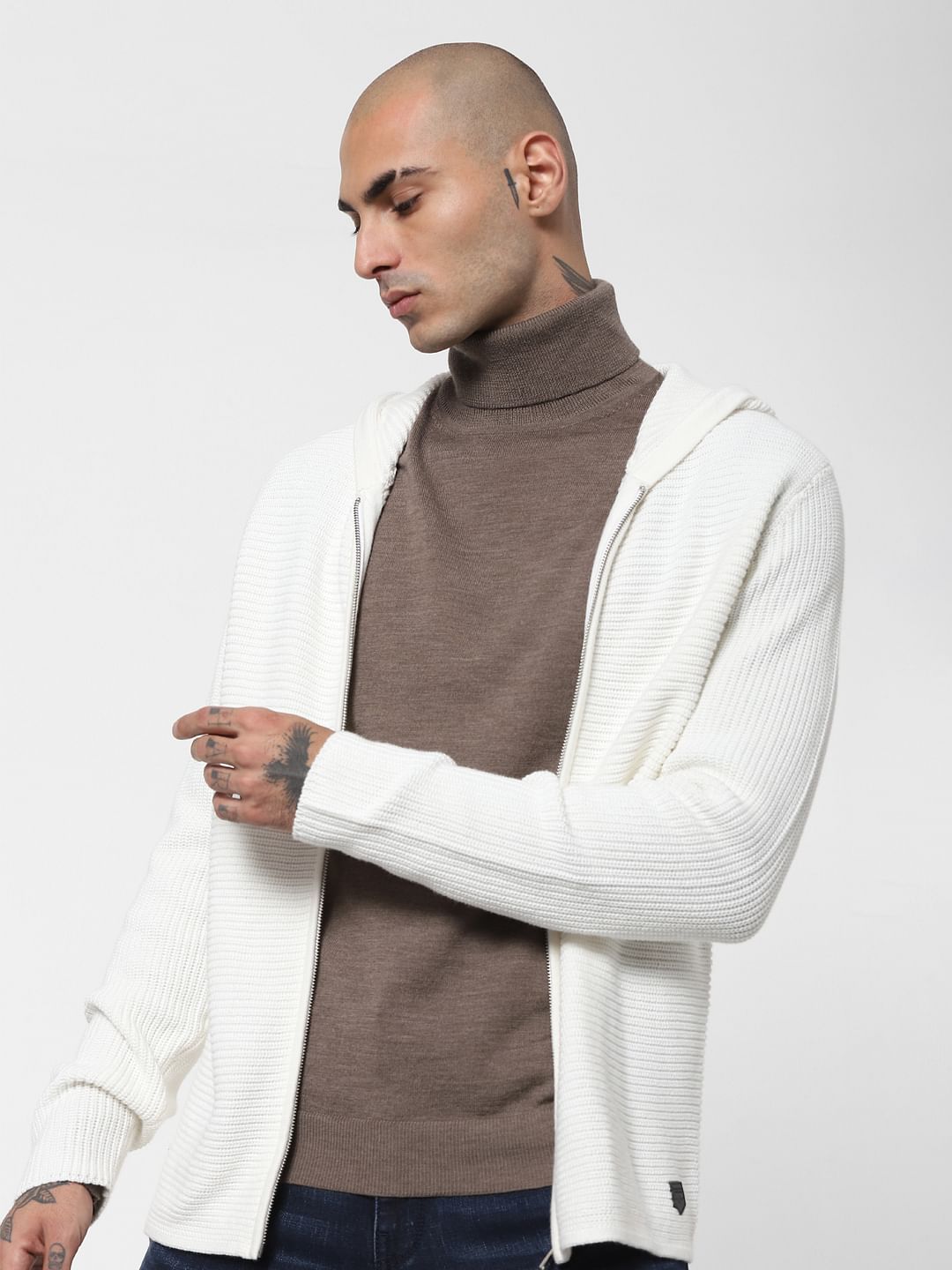 Grey Turtleneck Pullover - S